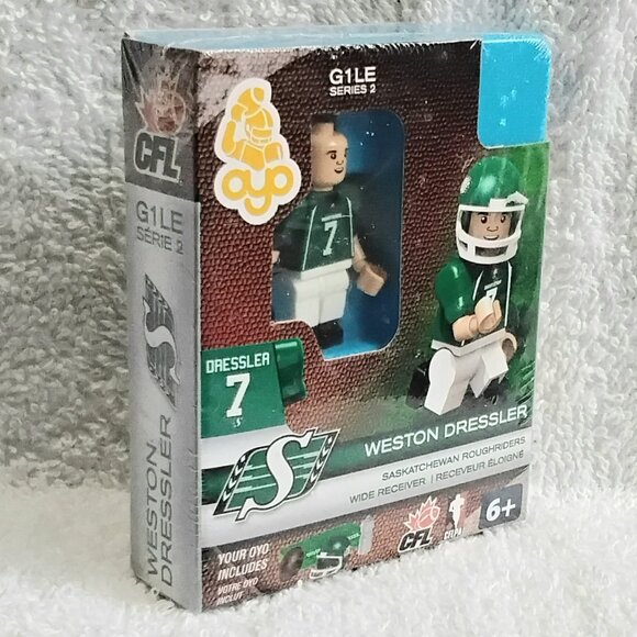 3/$45 Sealed 2013 CFL Weston Dressler G1LE Series 2 by OYO Sports!! - Picture 2 of 4